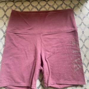 PINK Victoria's Secret Dusty Rose Cotton Bike Shorts